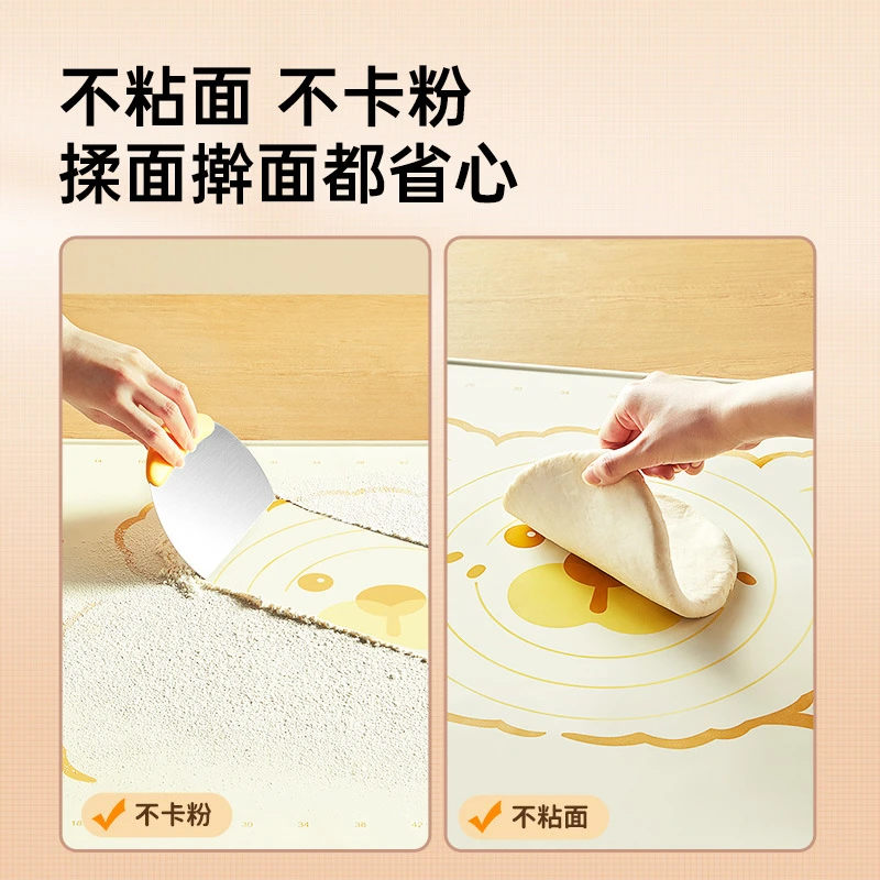 硅胶揉面垫加厚食品级硅胶垫硅胶炊大皇切面刀烘焙垫硅胶和面垫