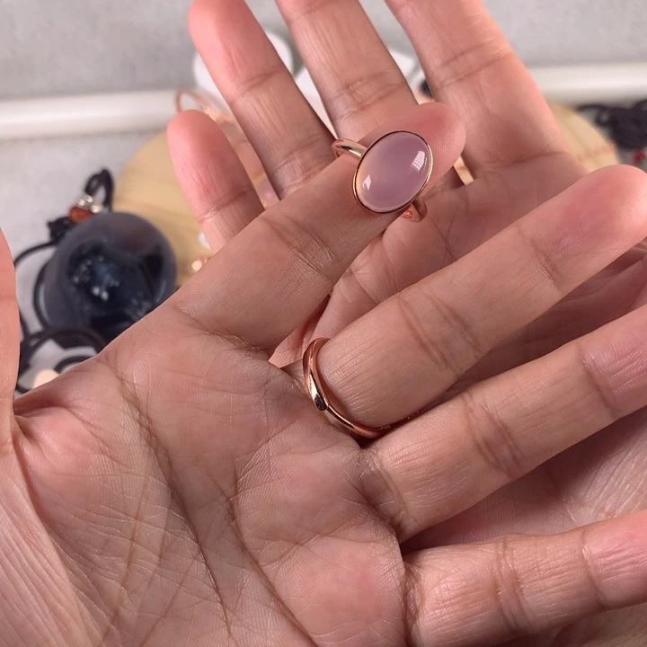 玛瑙/玉髓合金戒指