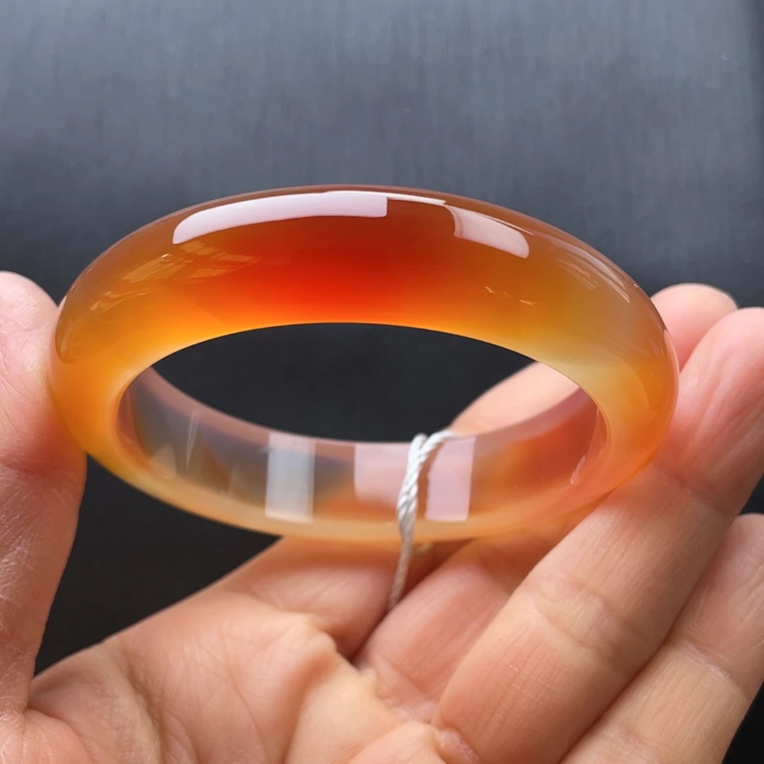 玛瑙/玉髓未镶嵌手镯54圈口