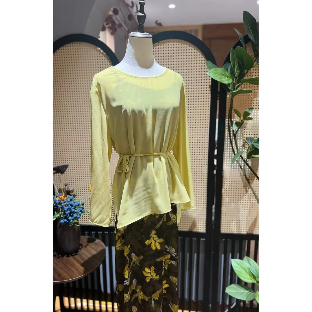 戚薇原创【素锦流年】新款新中式国风女士吊带裙上衣套装