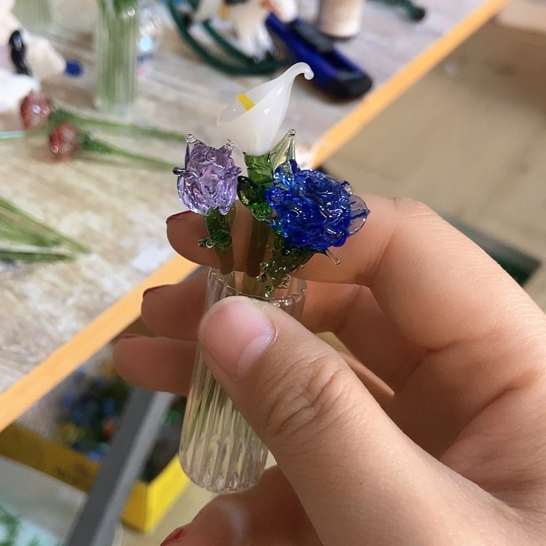 琉璃手工艺品没****信一套