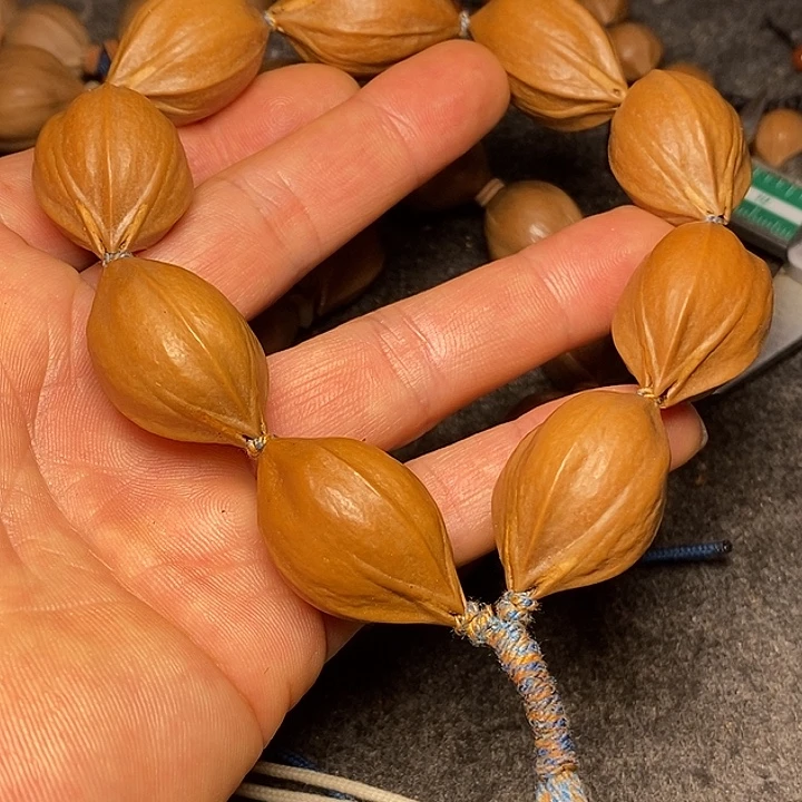 橄榄核手串2.0四花12号