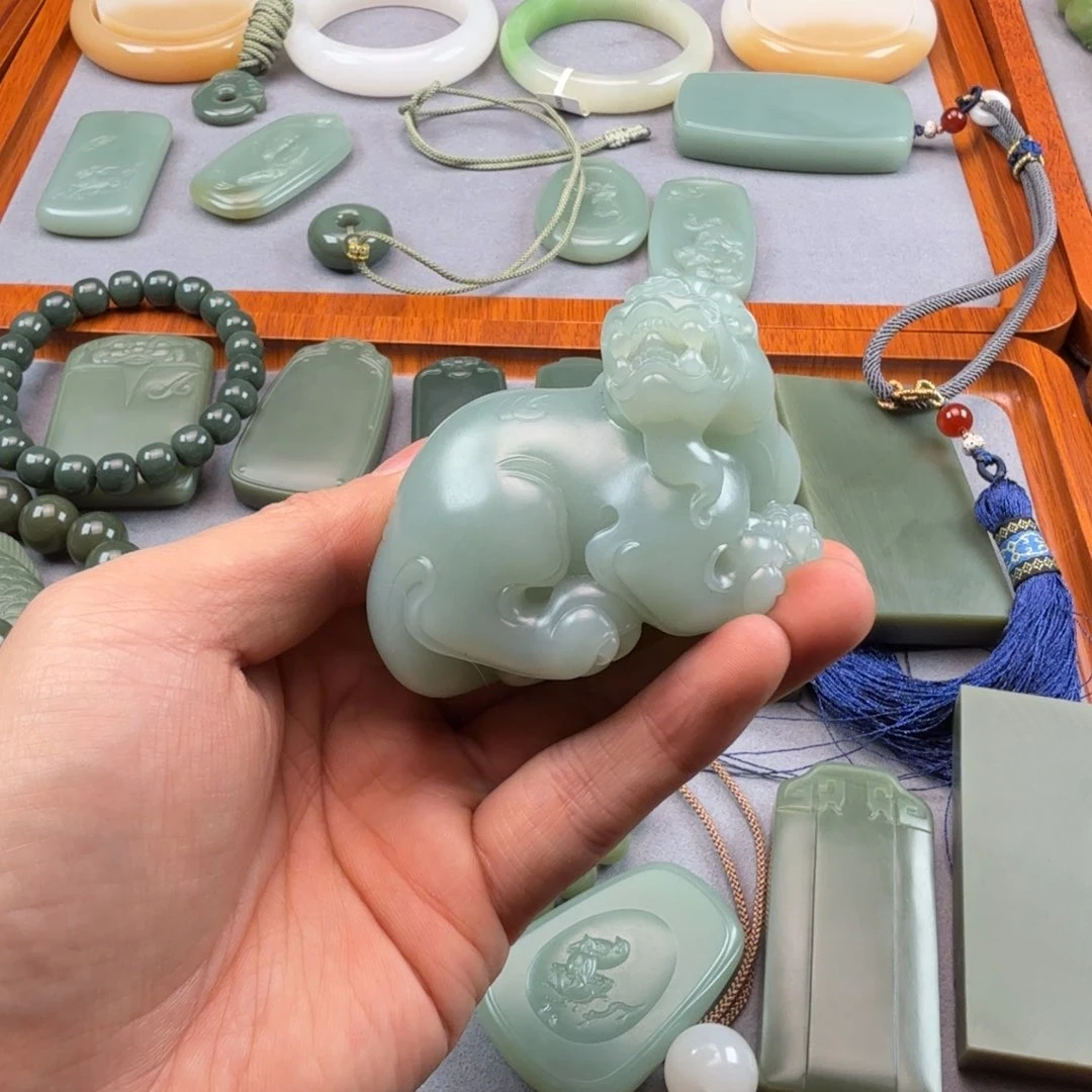 和田玉手链未镶嵌-