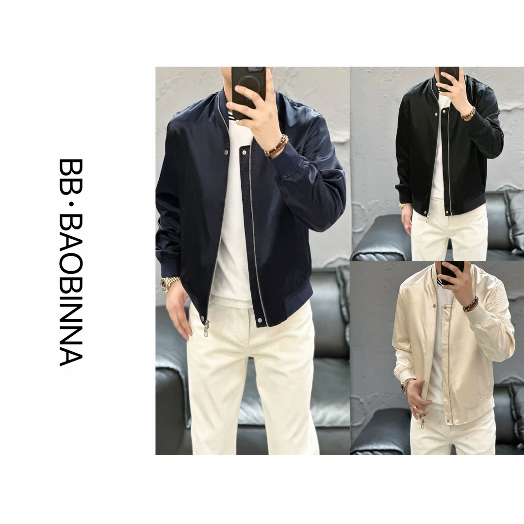 小野· 男装 | 男士醋酸100%结构工艺修身夹克25767