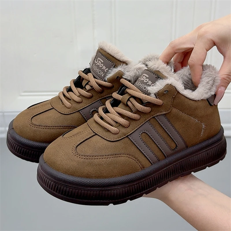 冬季德训鞋女士棉鞋加绒加厚保暖雪地靴软底百搭老北京布鞋休闲鞋