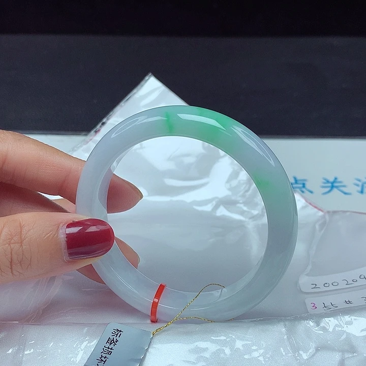 翡翠手镯未镶嵌55圈0209
