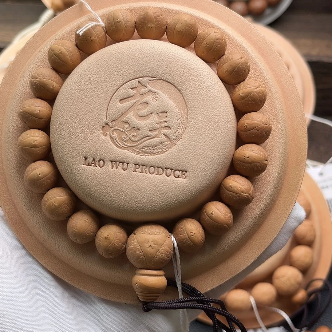 凤眼菩提手串精品12mm溜圆玉化皮质高密度