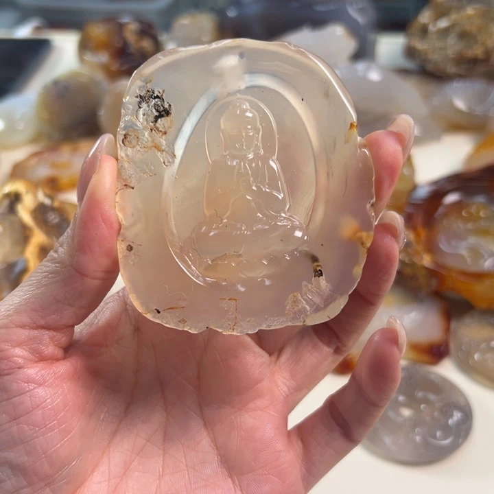 玛瑙/玉髓吊坠(不含链)未镶嵌
