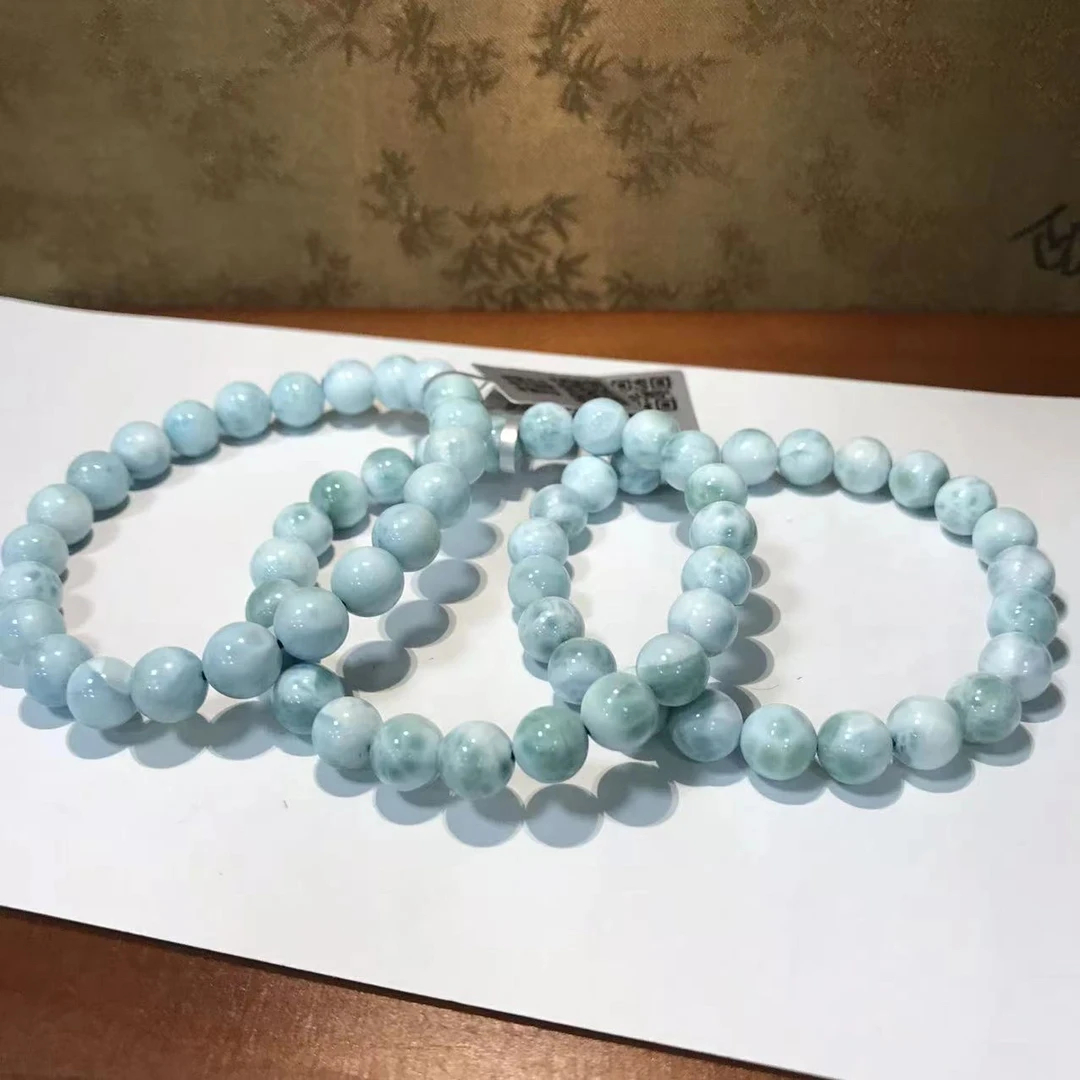 【书记甄选】天然海纹石单圈手链 多样性发一件 约8mm 1380LA