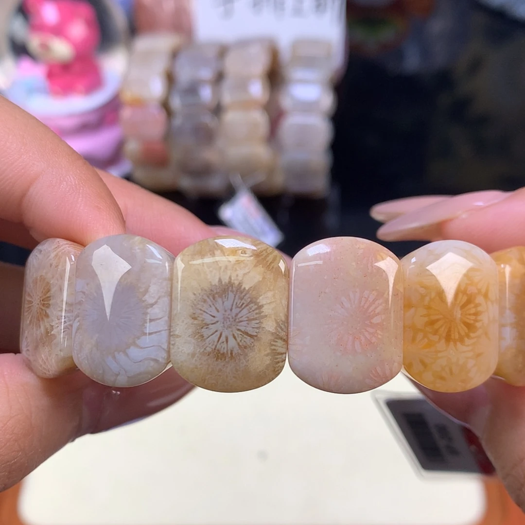 【闪购商品】颈饰未镶嵌硅化珊瑚（珊瑚玉）5号 新品