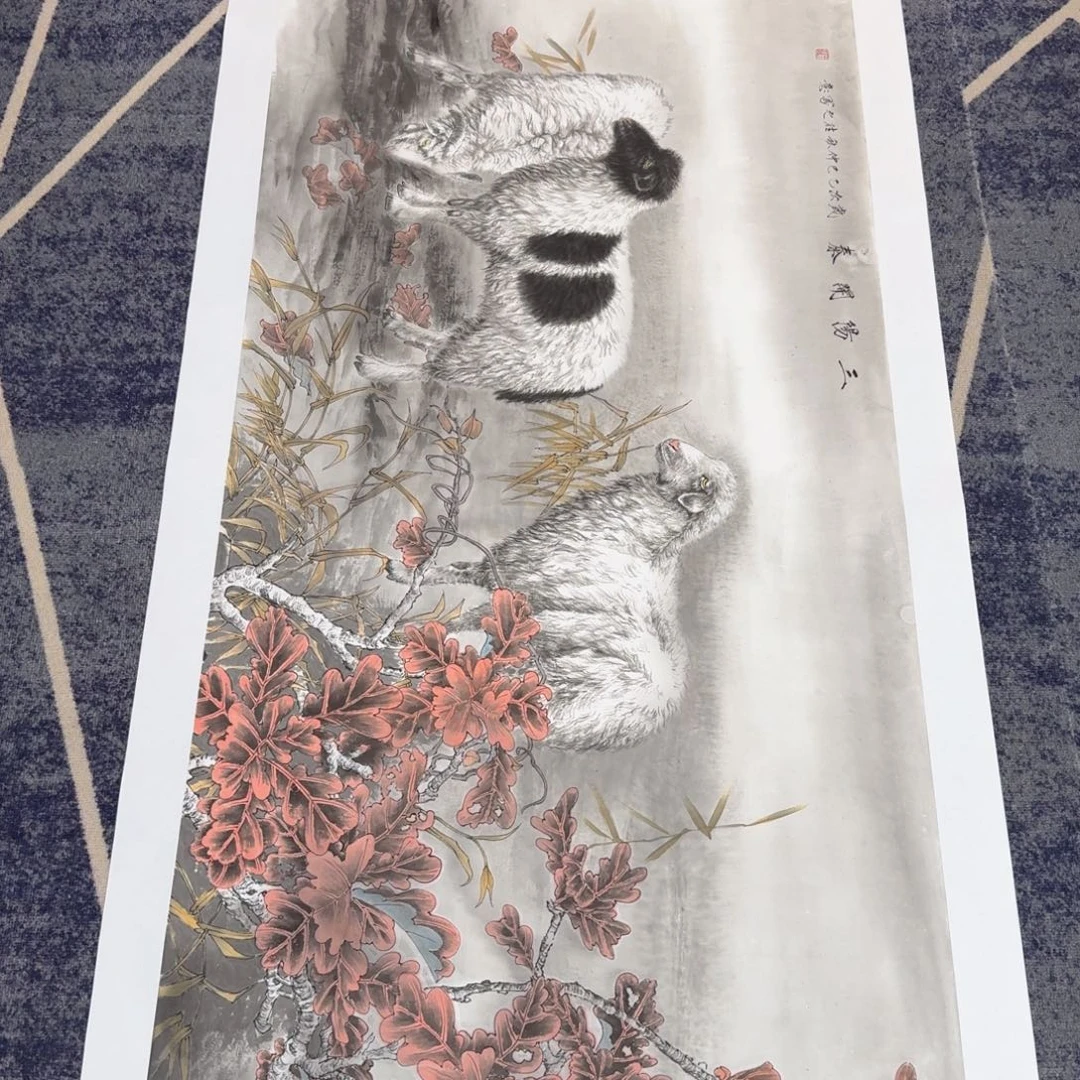国画国画作品山水花鸟