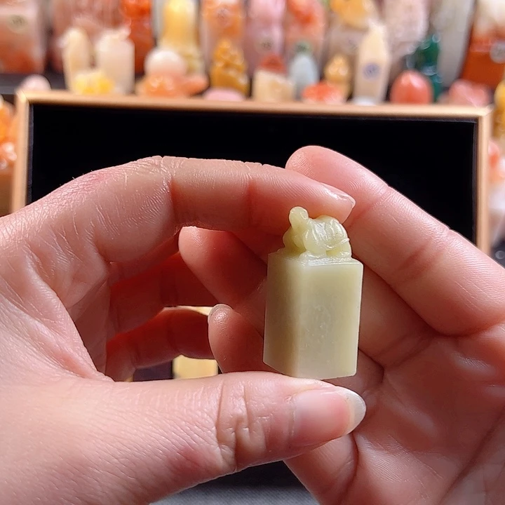 青田石印石1.5厘米，乌龟