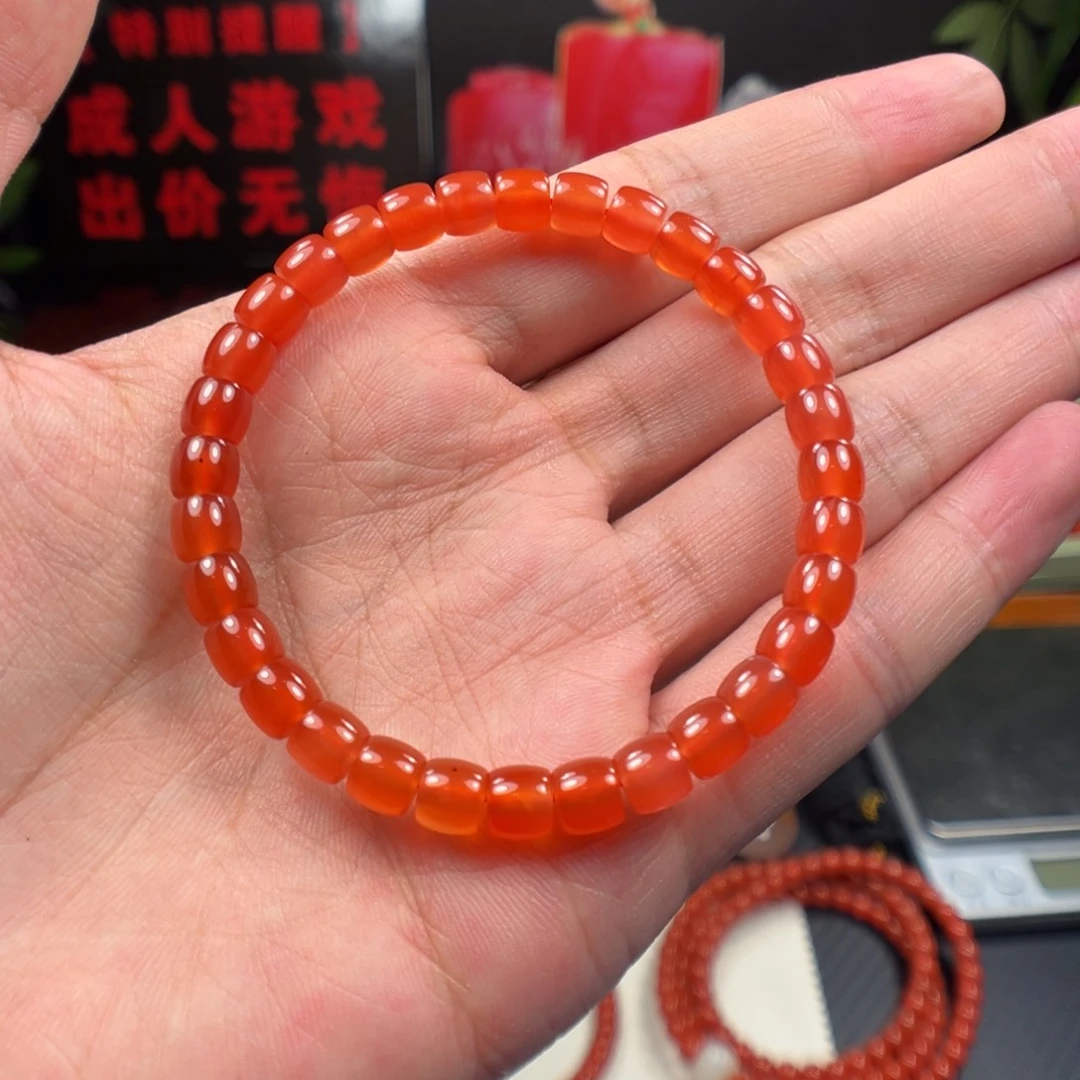 颈饰未镶嵌南红玛瑙