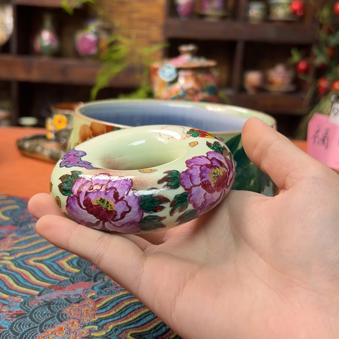 红****瓷片景德镇陶瓷刘道标