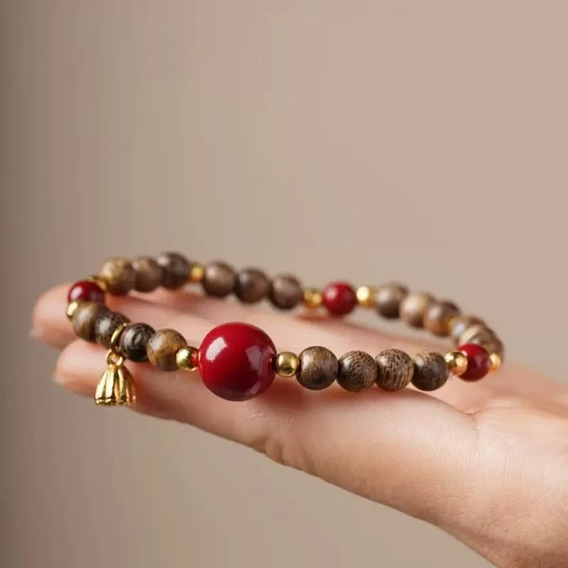 增香沉香木4MM沉香木单圈手串SC-355