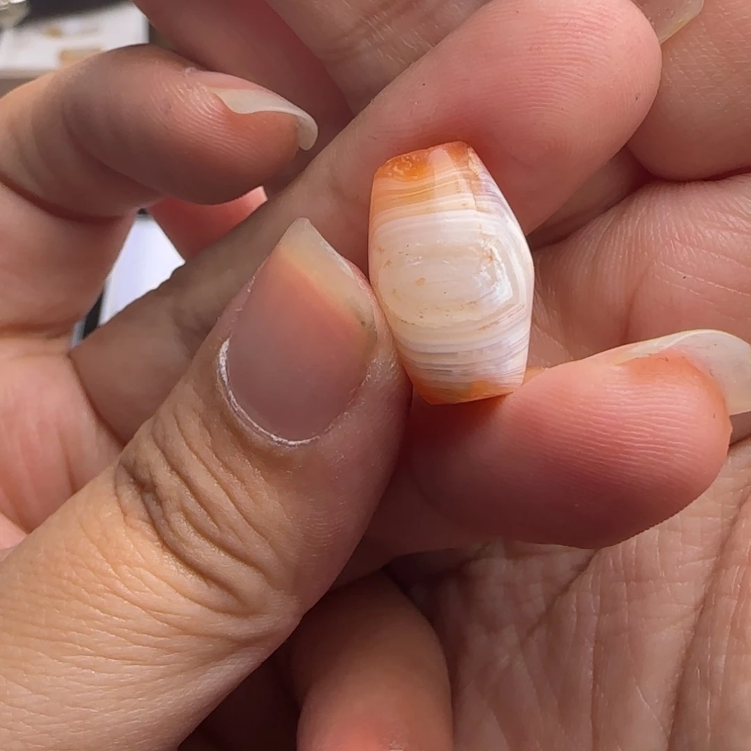 幸***福玛瑙/玉髓合金珠宝奇石