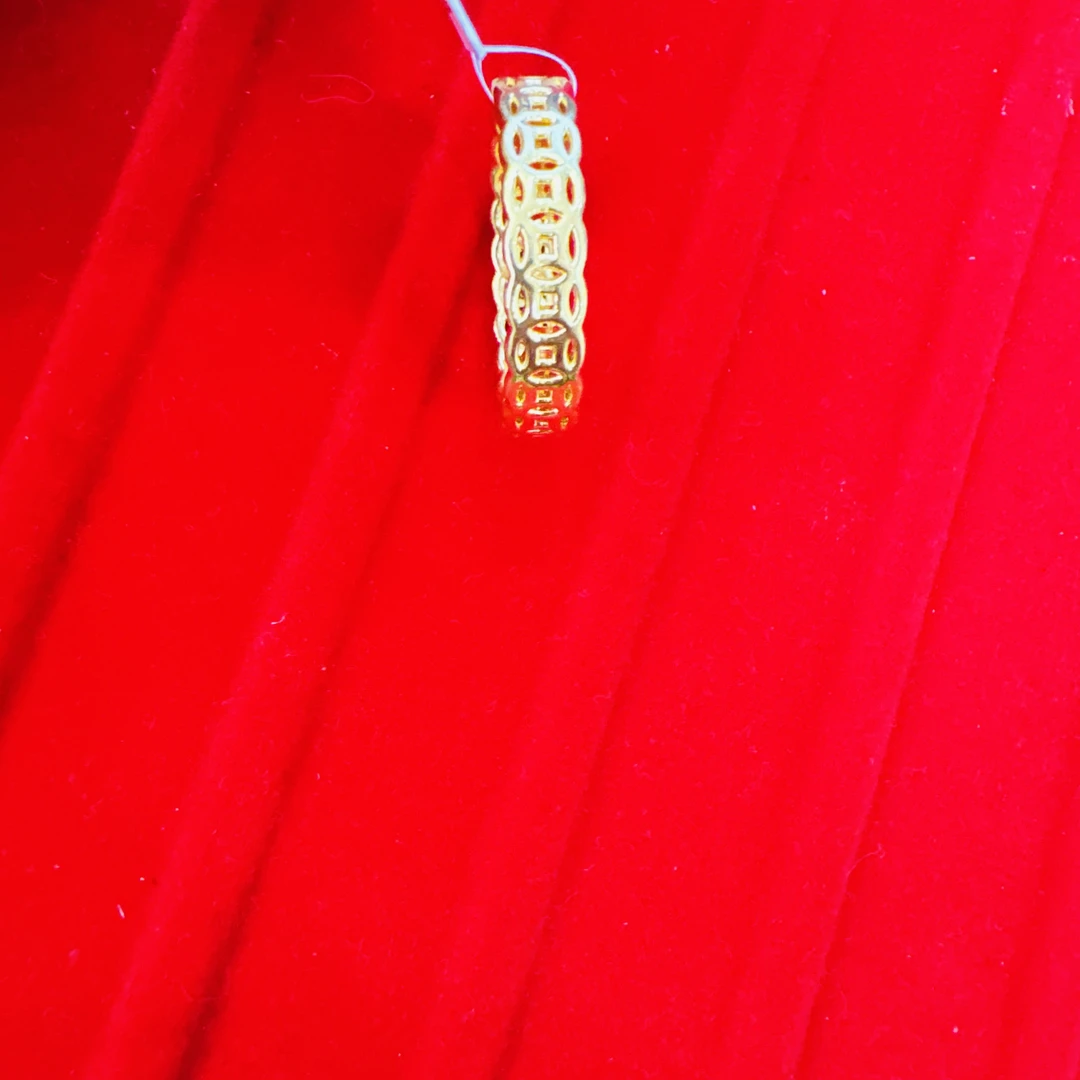 【木木专享】足金999 22#钱多多戒指 GP 1