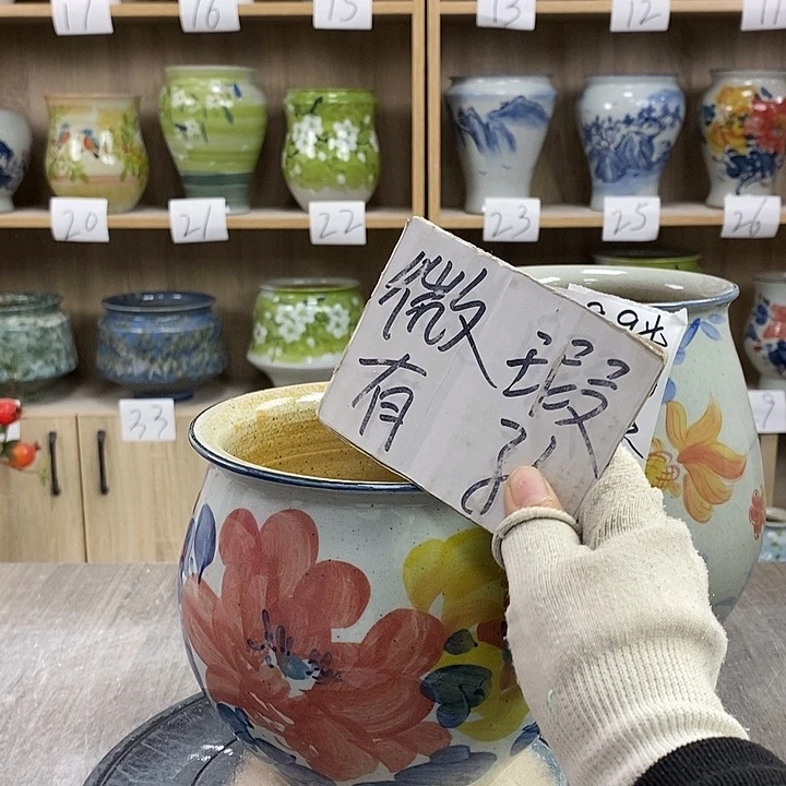 缸13xc景德镇陶瓷花盆