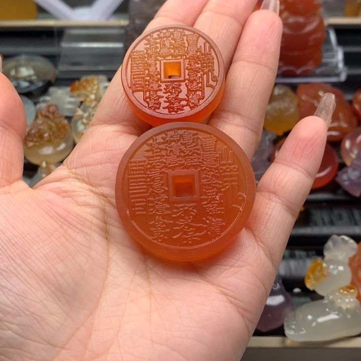 玛瑙/玉髓颈饰未镶嵌山*片