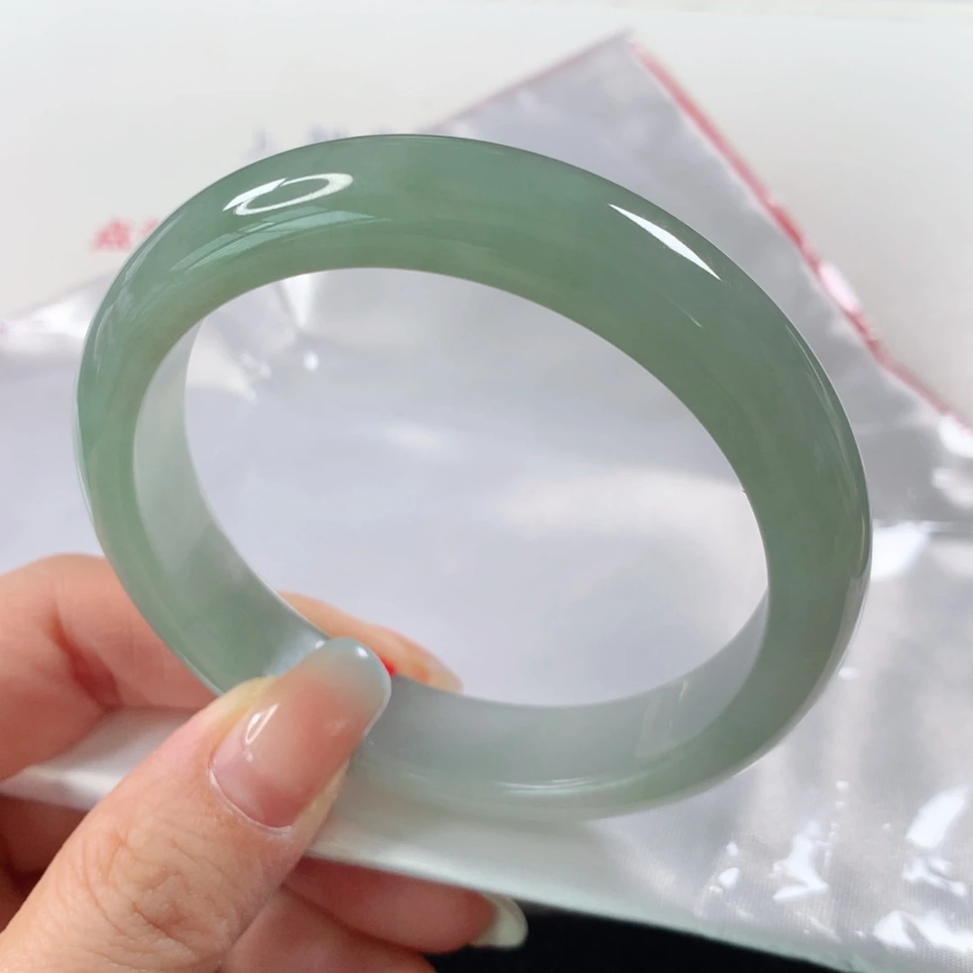 未镶嵌手镯翡翠 正圈⑨①福利捡漏