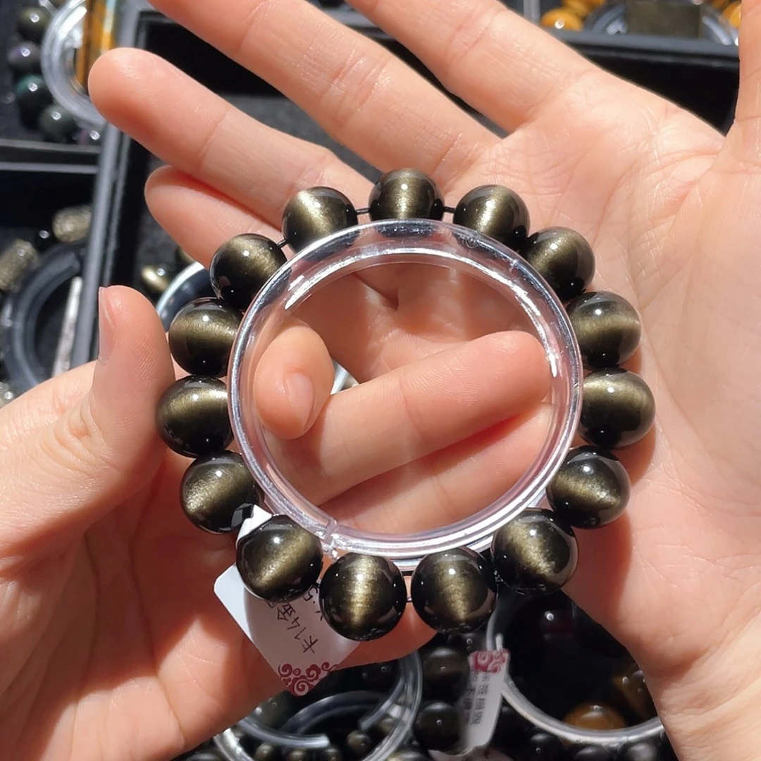 黑曜岩手链未镶嵌b****r