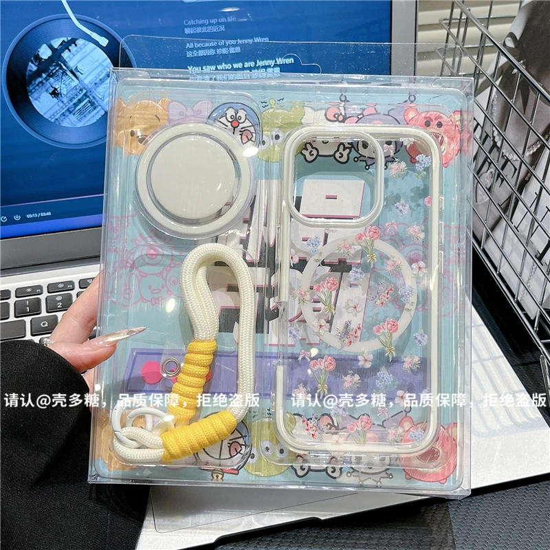 炫彩磁吸适用苹果16/iPhone/华为手机壳防摔15promax爆款pura70潮