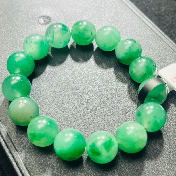 翠缘珠宝甄选 非洲翠天然（A货）手串 +13-14