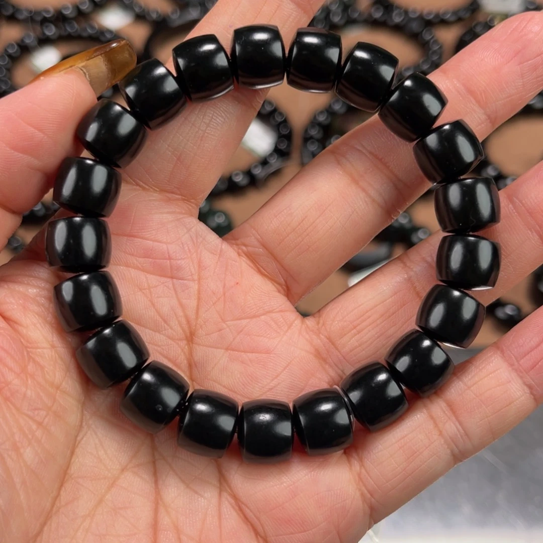 和田玉未镶嵌手串11柔光