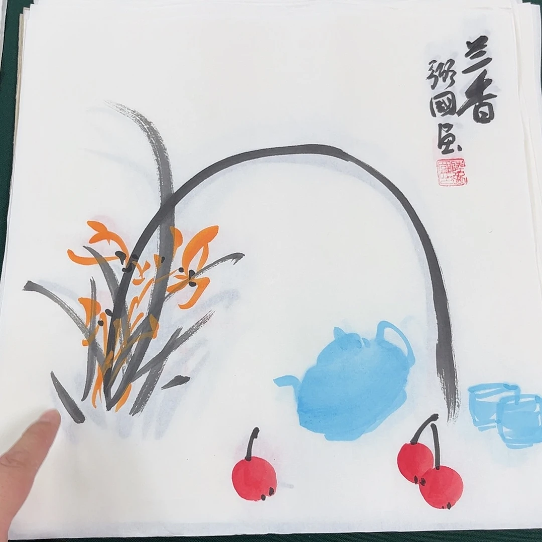国画国画作品宣纸纯手绘
