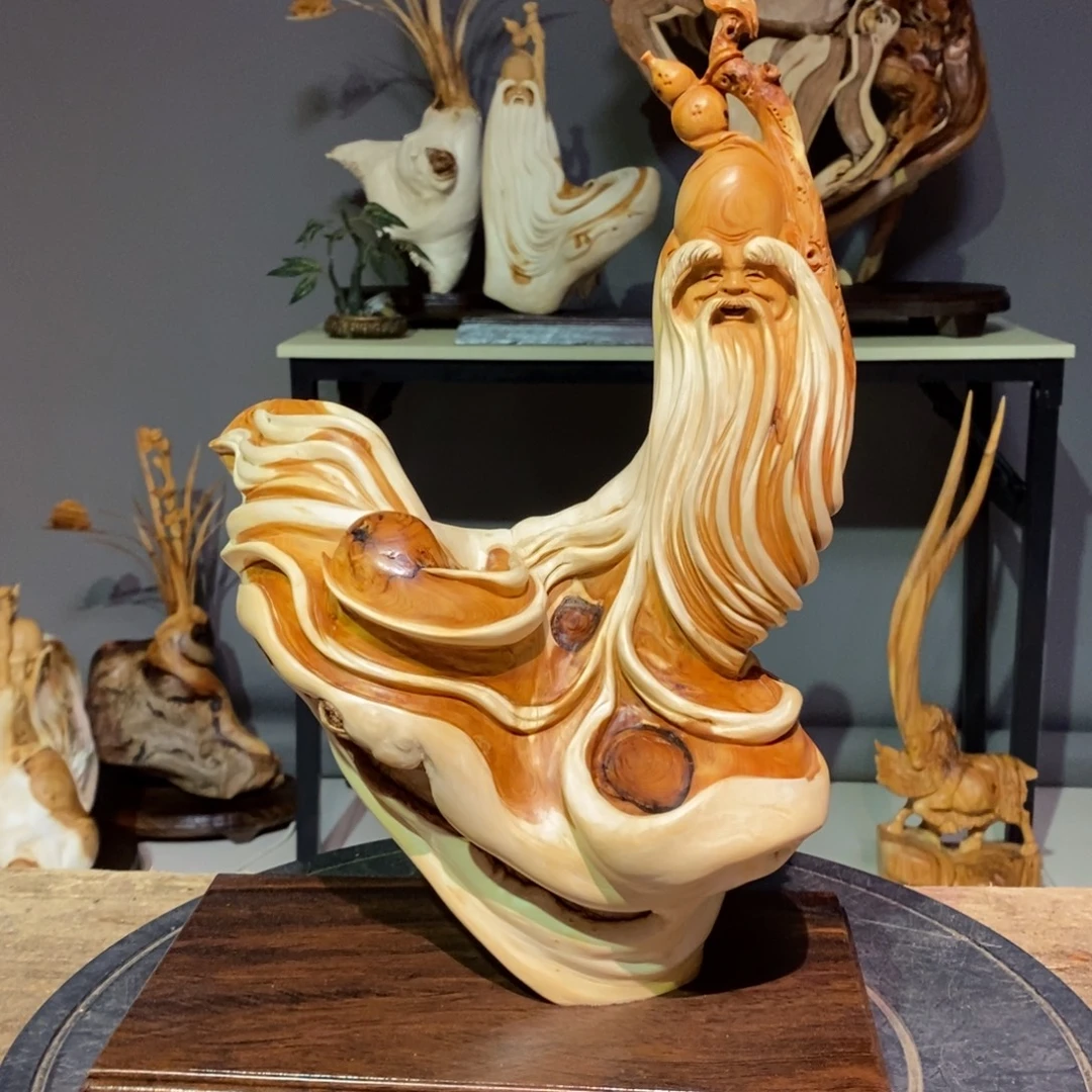 柏木（崖柏）崖柏木雕刻