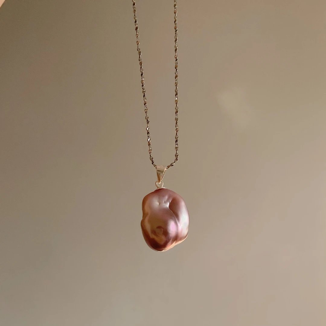 链子925银 巴洛克项链