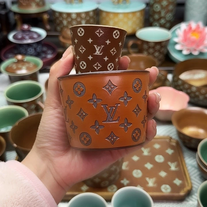 一****龙泉手工制作工艺青瓷杯