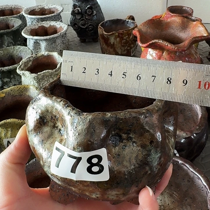 内口7高8粗陶手工制作