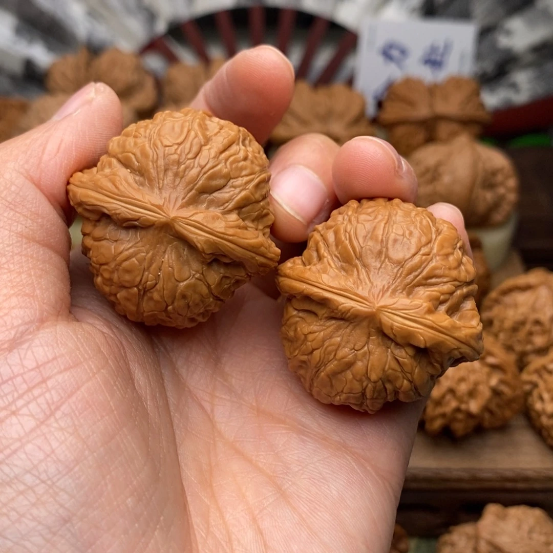 把件文玩核桃298号36.5乾隆磨盘