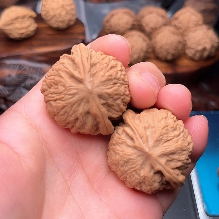 桃核把件你**啊核桃金牛