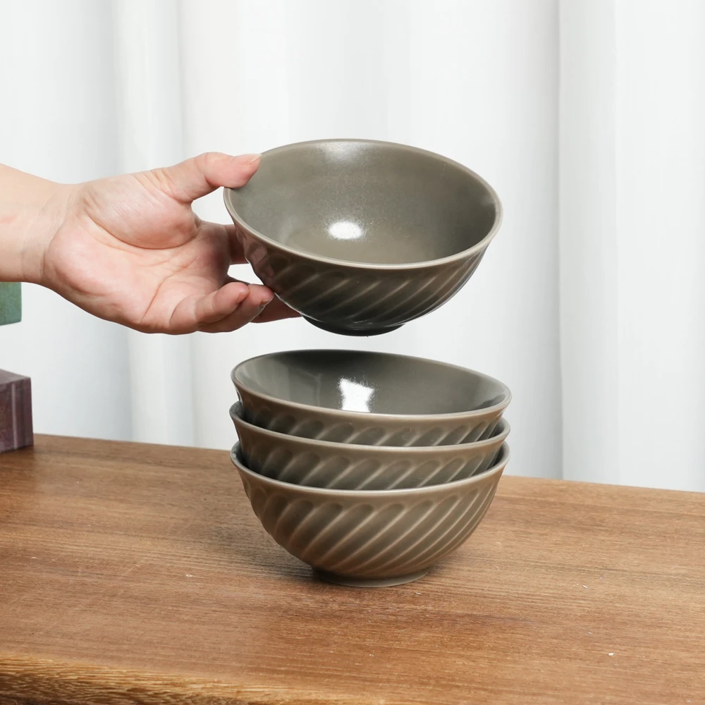 【微瑕】陶瓷碗高颜值窑变饭碗家用餐具-N1B01