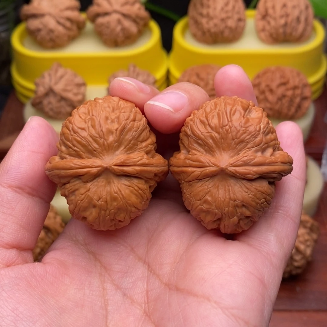 把件文玩核桃39“红皮”元宝