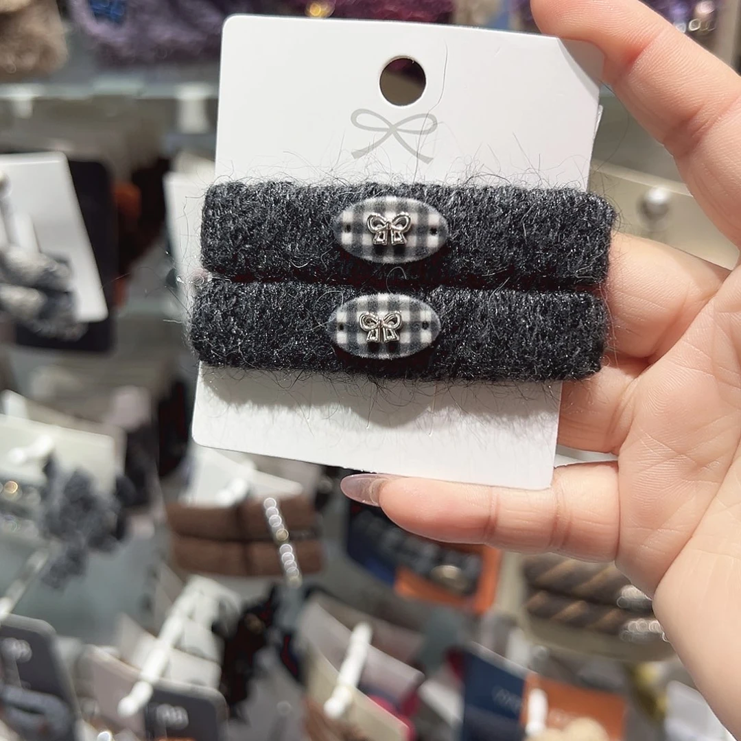 非金属格纹扣子深灰掰掰