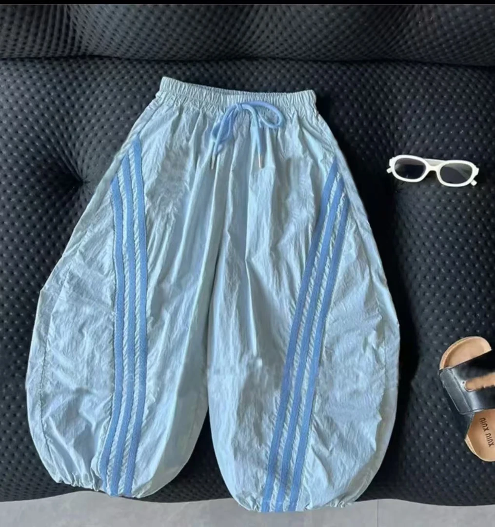 男童速干裤伞兵裤夏季透气薄款25新款儿童运动女童户外休闲防蚊裤