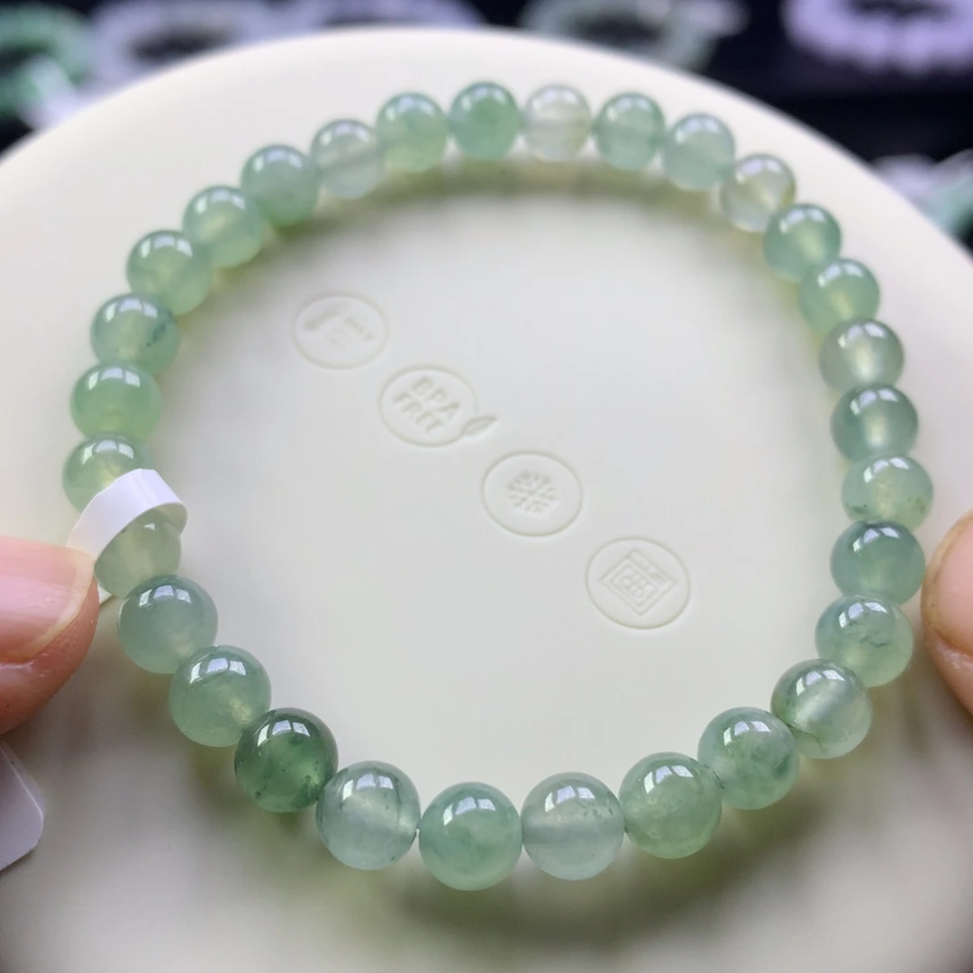 未镶嵌手串翡翠卡6