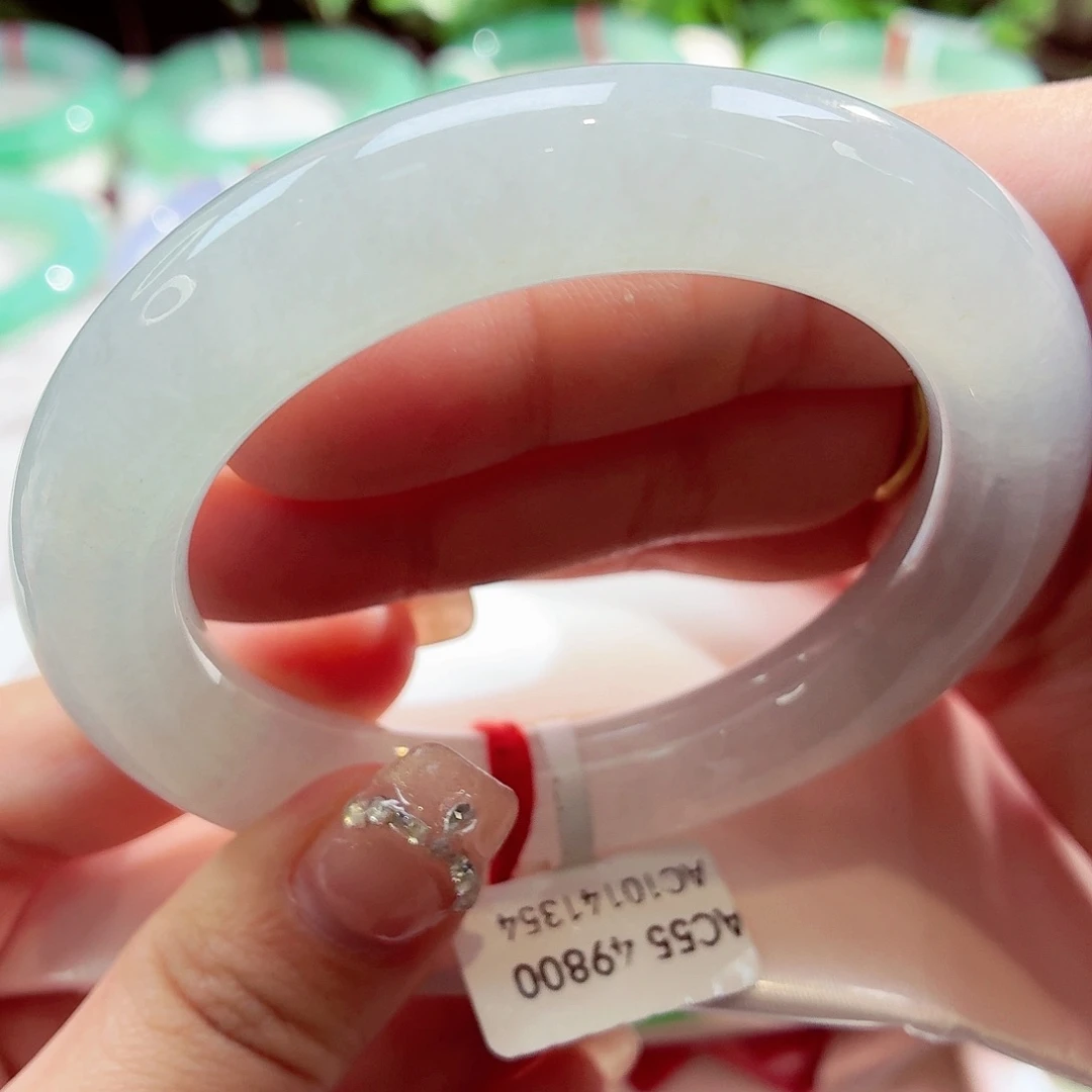 翡翠未镶嵌手镯大胖圆88.15