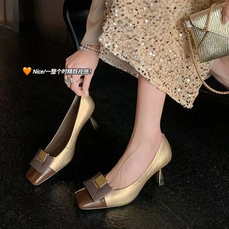 DJ时尚单鞋-A2711银色