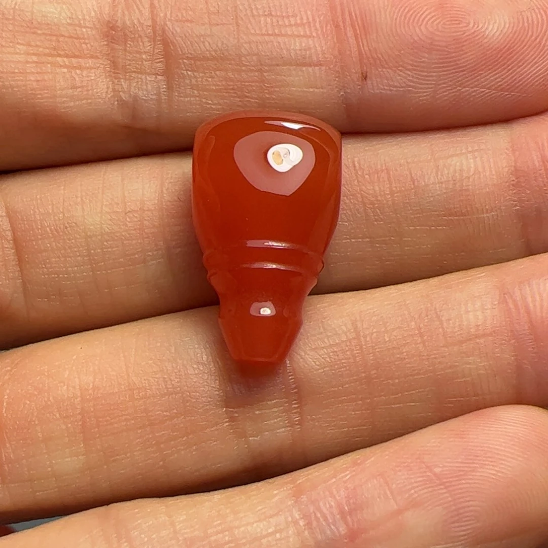 未镶嵌三通南红玛瑙影**溪