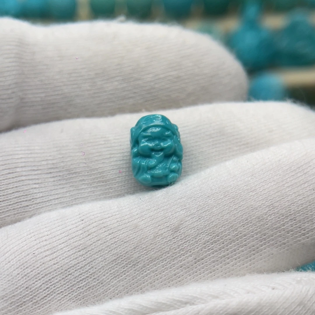 绿松石未镶嵌颈饰卡8.3-11.7-7.6