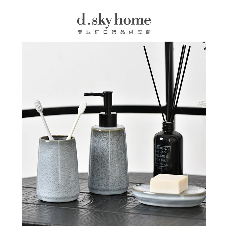 迪斯凯蓝色陶瓷皂碟#77892