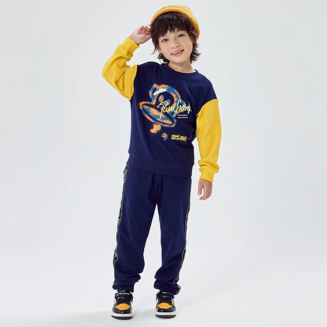 大嘴猴儿童卫衣套装3525335055F