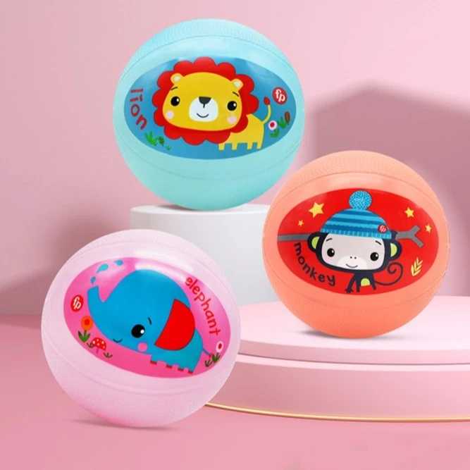 FISHER-PRICE/费雪卡通拍拍篮球——砸不伤轻盈小皮球15cm室外可玩