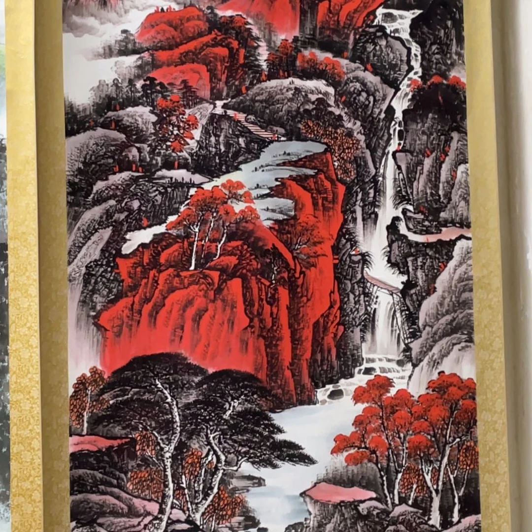 国画老师手笔手绘作品y