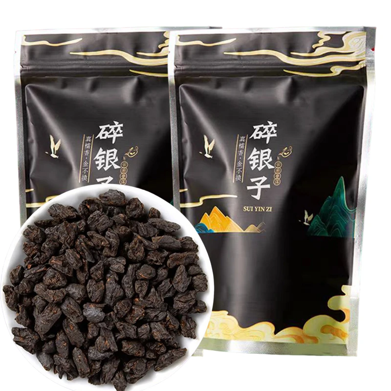 碎银子茶化石云南普洱熟茶糯香浓香型糯米香