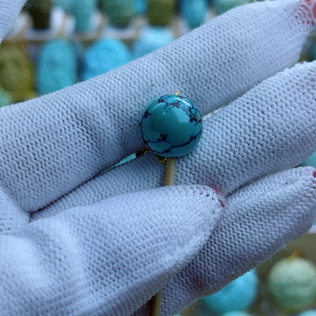 绿松石未镶嵌珠宝奇石配饰12